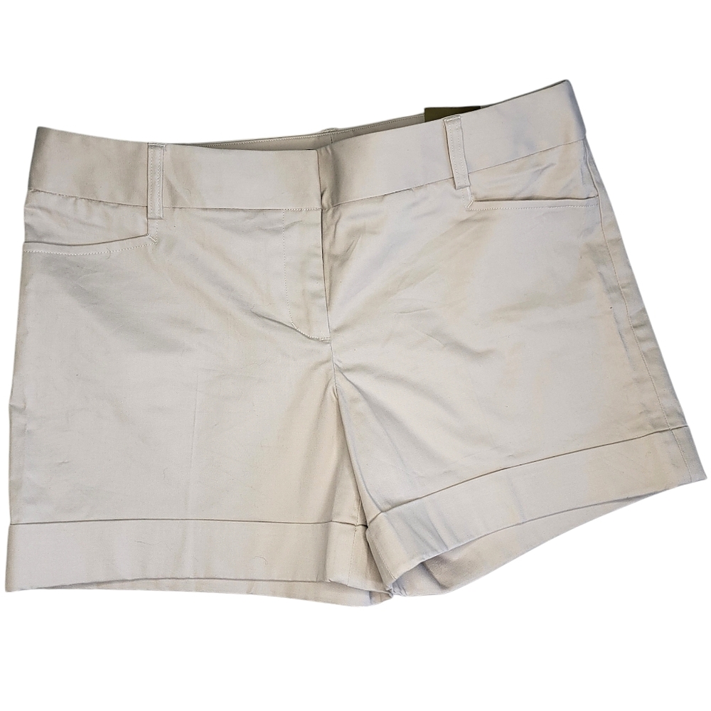 Express High Waist Women's Shorts in Ivory